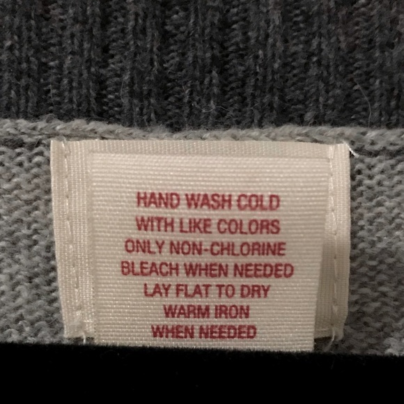 Mossimo Women’s Wool & Angora Striped V-Neck Super Cozy Sweater - Picture 7 of 7